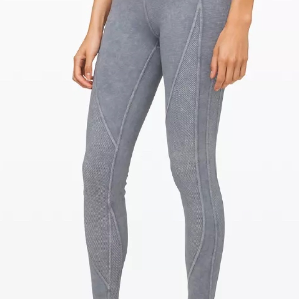 Wunder Under High-Rise Tight Snow Washed Ribbed 28"